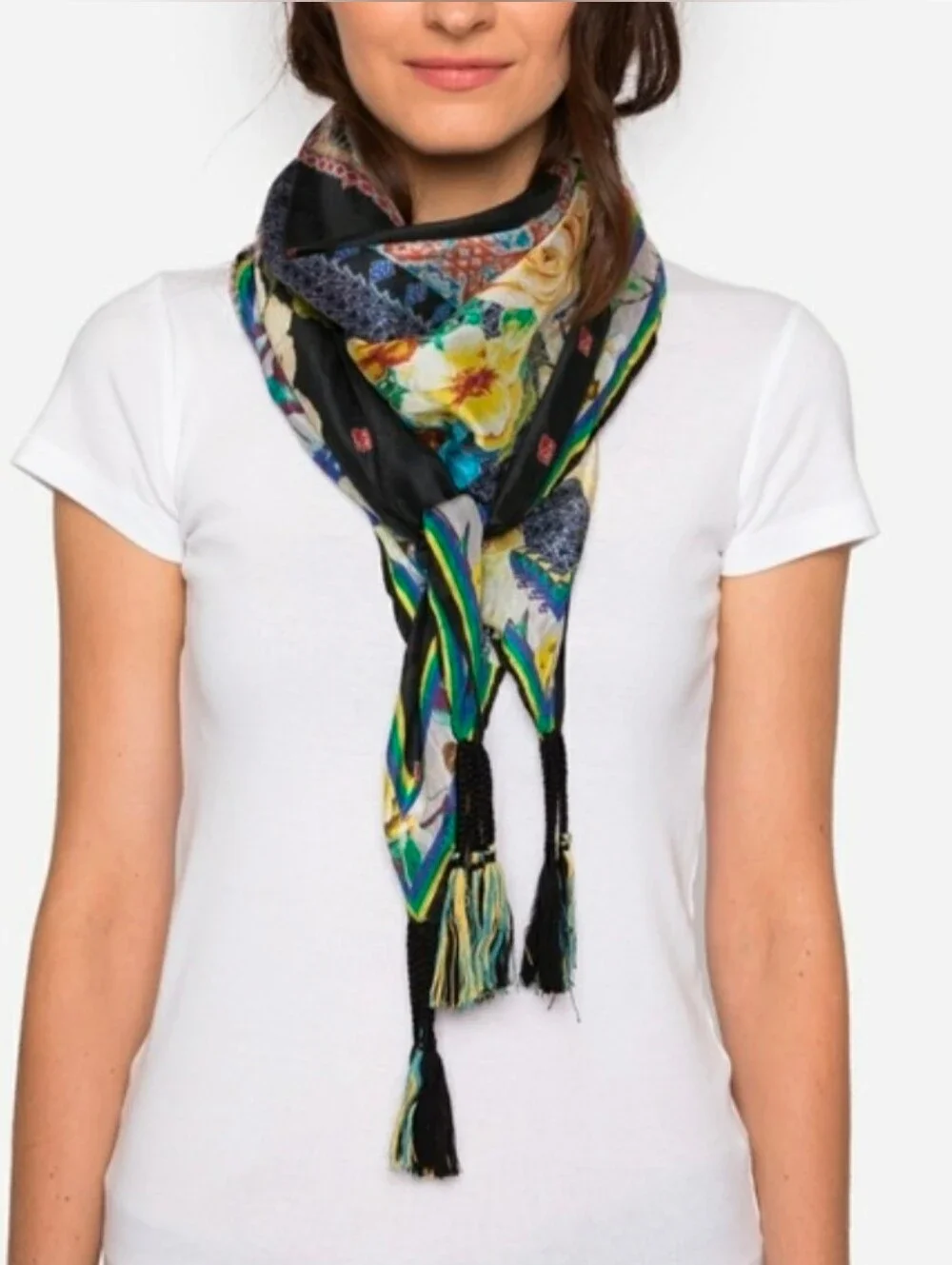 Johnny Was Mabel Silk Scarf 43
